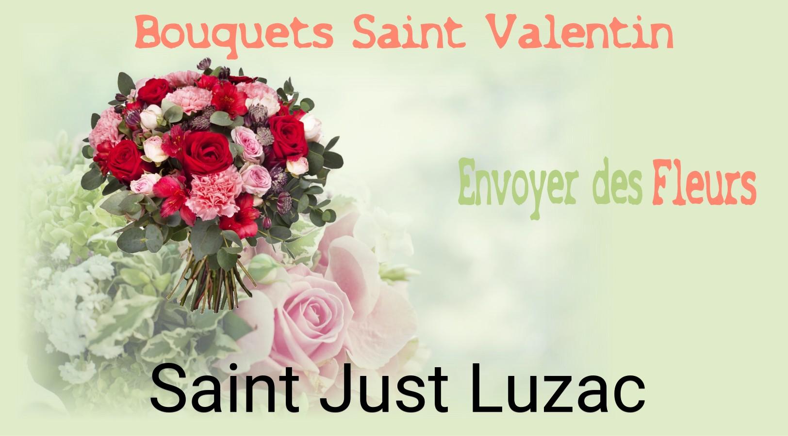 Roses de Saint-Valentin livrées à Saint-Just-Luzac